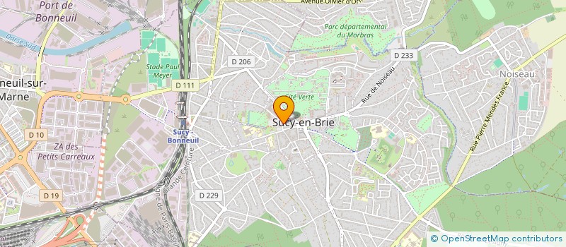 localisation de l'entreprise MONSIEUR LYAM BONET-MAURY  SUCY-EN-BRIE