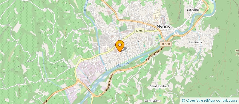 localisation de l'entreprise MONSIEUR LYAMINE FERRADJ à NYONS