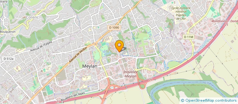 localisation de l'entreprise MONSIEUR LYAMINE MELLOULI  MEYLAN