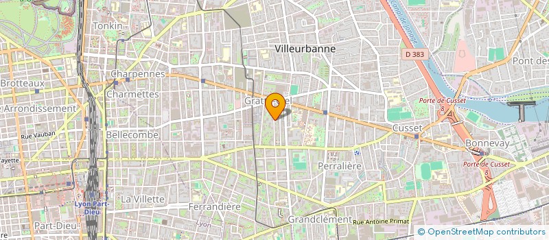 localisation de l'entreprise MONSIEUR LYAMINE MESSAI  VILLEURBANNE