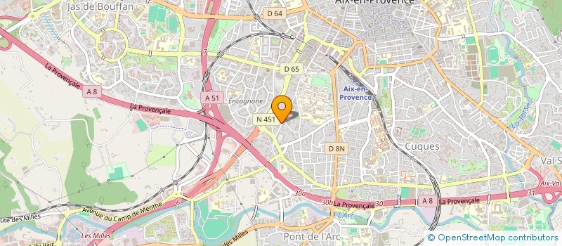 localisation de l'entreprise MONSIEUR LYAQAT MIR à AIX-EN-PROVENCE
