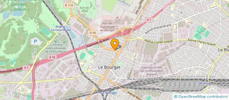 localisation de l'entreprise MONSIEUR LYAS DJAOUZI à LE BOURGET