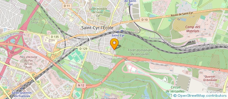 localisation de l'entreprise MONSIEUR LYAS MOUALDI  SAINT-CYR-L'ECOLE