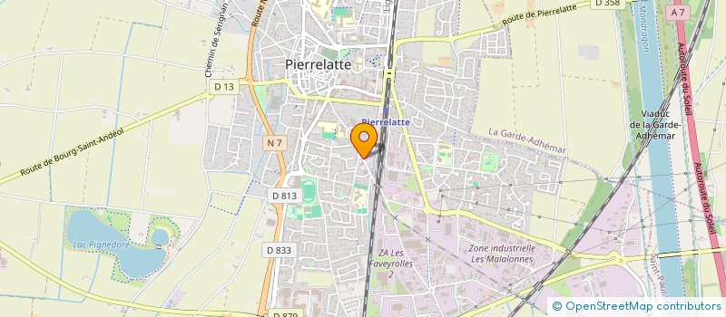 localisation de l'entreprise MONSIEUR LYASS DIAN  PIERRELATTE