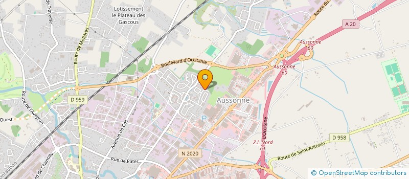 localisation de l'entreprise MONSIEUR LYATENE VICKOS  MONTAUBAN
