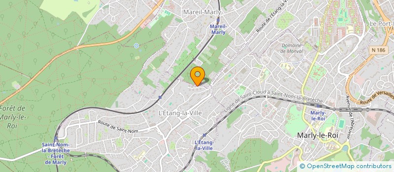 localisation de l'entreprise MONSIEUR LYAZID BASMIH  L'ETANG-LA-VILLE