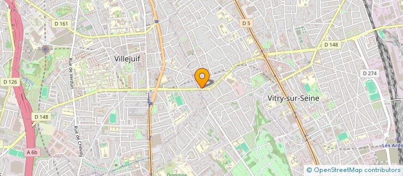 localisation de l'entreprise MONSIEUR LYAZID BELKESSAM  VITRY-SUR-SEINE