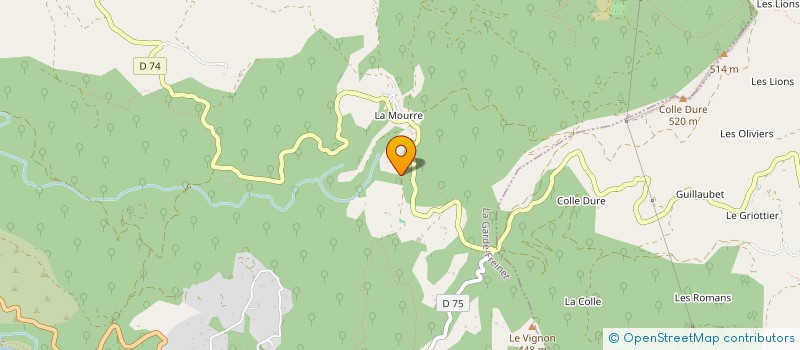 localisation de l'entreprise MONSIEUR LYAZID BEN ABDALLAH  LA GARDE-FREINET