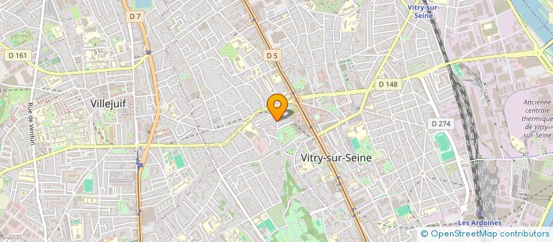 localisation de l'entreprise MONSIEUR LYAZID CHETTOUH à VITRY-SUR-SEINE