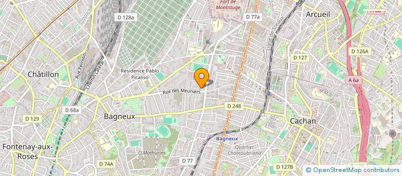 localisation de l'entreprise MONSIEUR LYAZID LBAZ à BAGNEUX