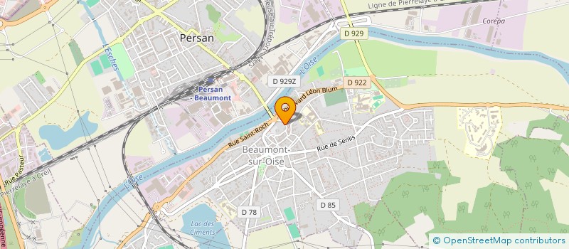 localisation de l'entreprise MONSIEUR LYAZID MAATALLAHI  BEAUMONT-SUR-OISE