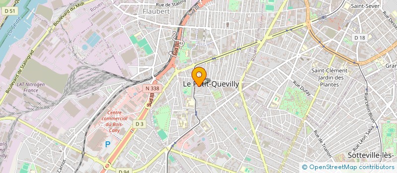 localisation de l'entreprise MONSIEUR LYAZID MEZOUAR  LE PETIT-QUEVILLY