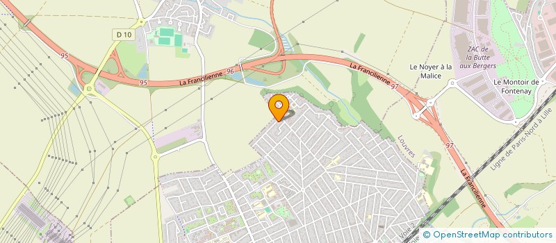 localisation de l'entreprise MONSIEUR LYAZID YASSAA  FONTENAY-EN-PARISIS