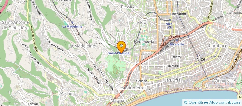 localisation de l'entreprise MONSIEUR LYCIDAS SOUNG à NICE