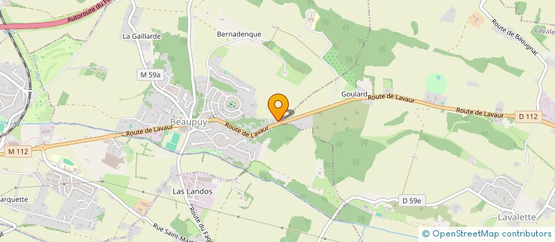 localisation de l'entreprise MONSIEUR LYDERIC DIEUAIDE  MONTRABE