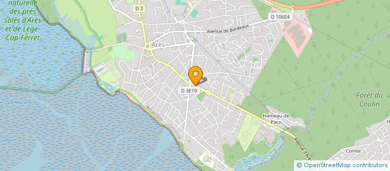 localisation de l'entreprise MONSIEUR LYDERIC LEMAY  ARES