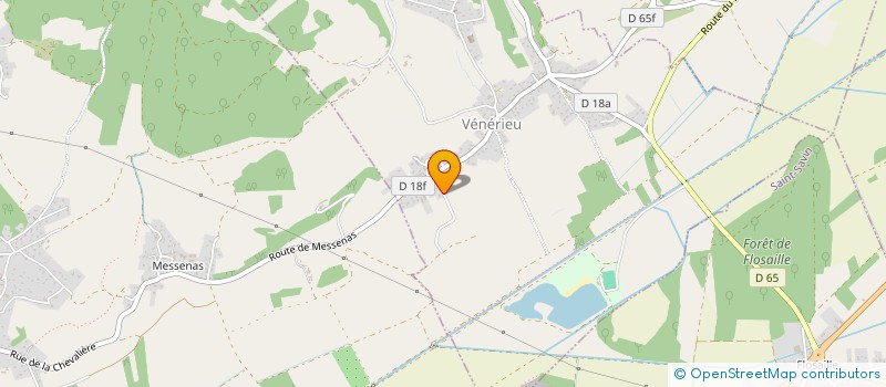 localisation de l'entreprise MONSIEUR LYDERIC MARTIN  VENERIEU