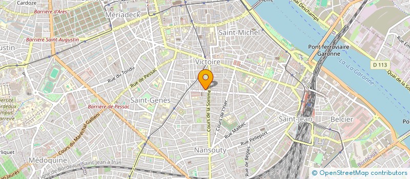 localisation de l'entreprise MONSIEUR LYDERIC TEXIER  BORDEAUX