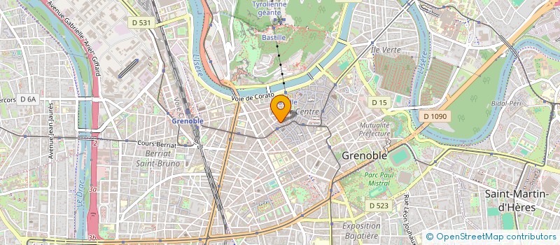 localisation de l'entreprise MONSIEUR LYDIAN CORNELY  GRENOBLE