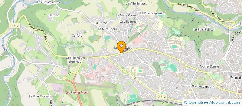 localisation de l'entreprise MONSIEUR LYES ACHERCHOUR à SAINT-BRIEUC