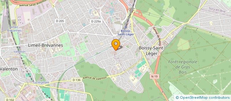 localisation de l'entreprise MONSIEUR LYES AGUERSSIF à BOISSY-SAINT-LEGER