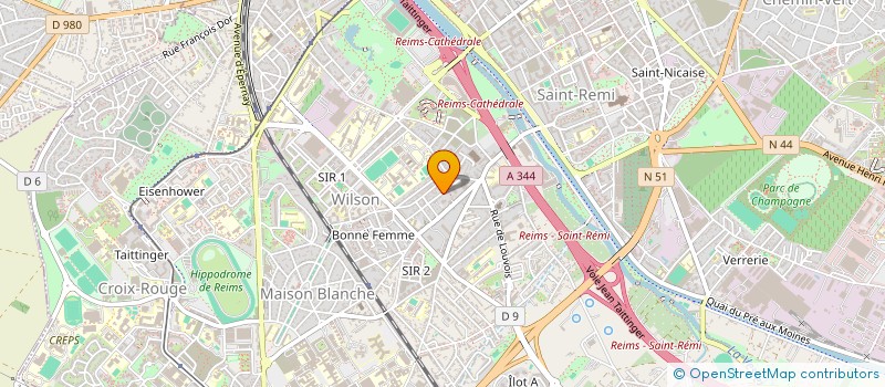 localisation de l'entreprise MONSIEUR LYES AIT ABDELMALEK  REIMS