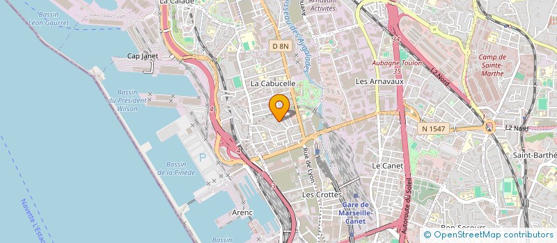 localisation de l'entreprise MONSIEUR LYES AKSIL à MARSEILLE