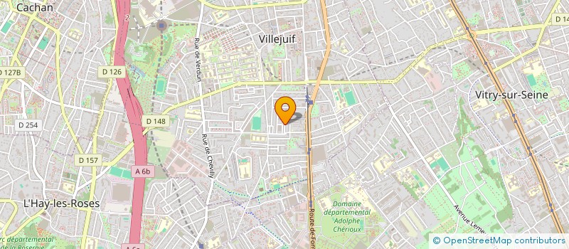 localisation de l'entreprise MONSIEUR LYES AMARI à VILLEJUIF