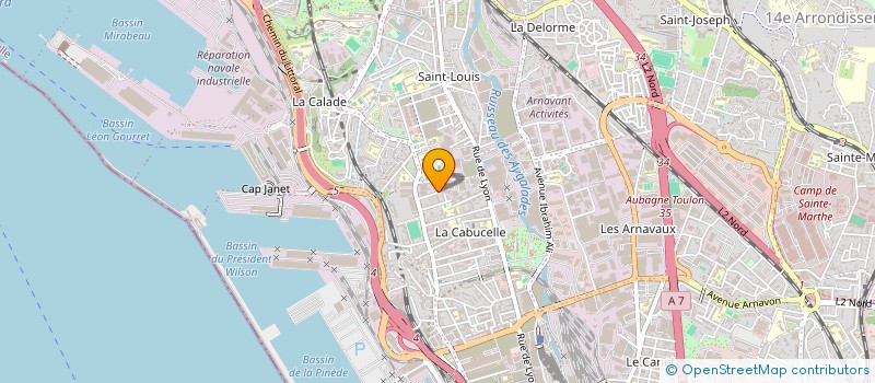 localisation de l'entreprise MONSIEUR LYES AMROUNE à MARSEILLE