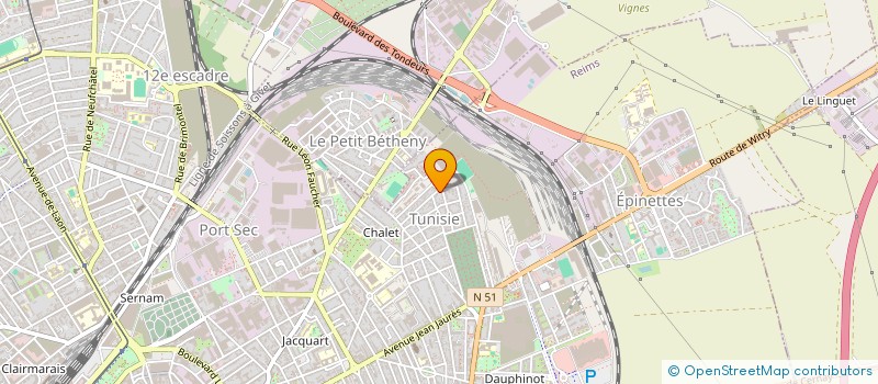localisation de l'entreprise MONSIEUR LYES AZERAR à REIMS