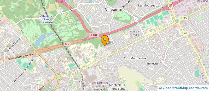 localisation de l'entreprise MONSIEUR LYES BELAID à VILLEPINTE