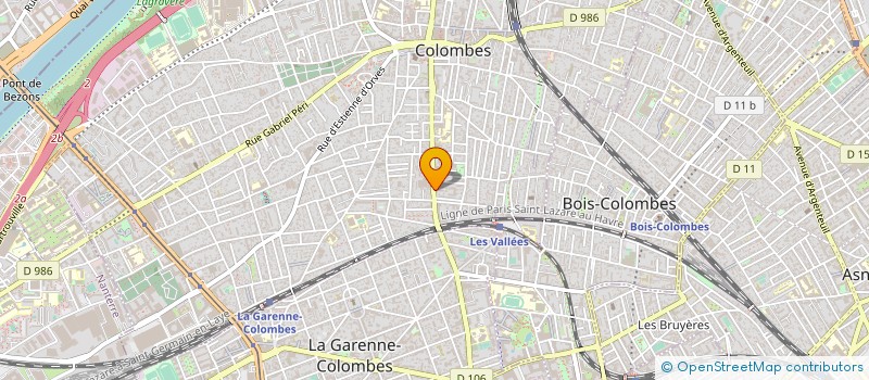 localisation de l'entreprise MONSIEUR LYES BELLILI à COLOMBES