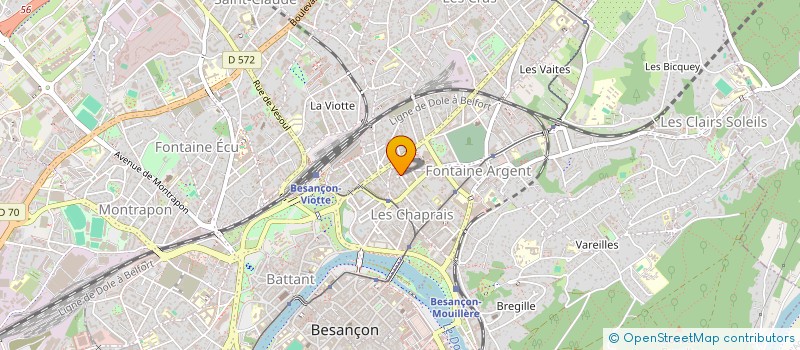 localisation de l'entreprise MONSIEUR LYES BENNAI  BESANCON