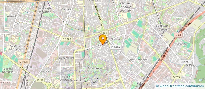 localisation de l'entreprise MONSIEUR LYES BOUBEGTITEN  GRENOBLE