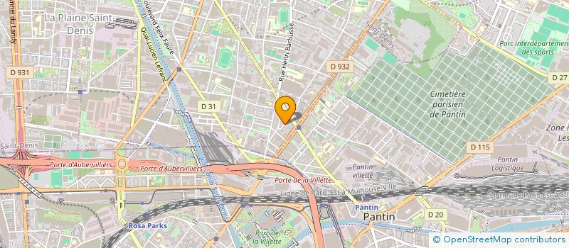 localisation de l'entreprise MONSIEUR LYES BOUCHOUCHA  AUBERVILLIERS