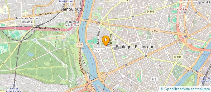 localisation de l'entreprise MONSIEUR LYES BOUDADJA  BOULOGNE-BILLANCOURT