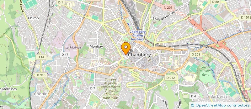 localisation de l'entreprise MONSIEUR LYES BOUGUERMOUH  CHAMBERY