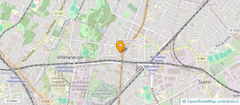 localisation de l'entreprise MONSIEUR LYES BOUHADDIDI BELKAID  PIERREFITTE SUR SEINE