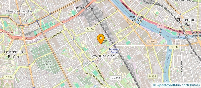 localisation de l'entreprise MONSIEUR LYES BOUHALLOUFA  IVRY-SUR-SEINE