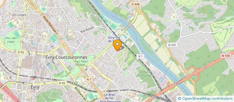 localisation de l'entreprise MONSIEUR LYES BOUKEROUI  EVRY-COURCOURONNES