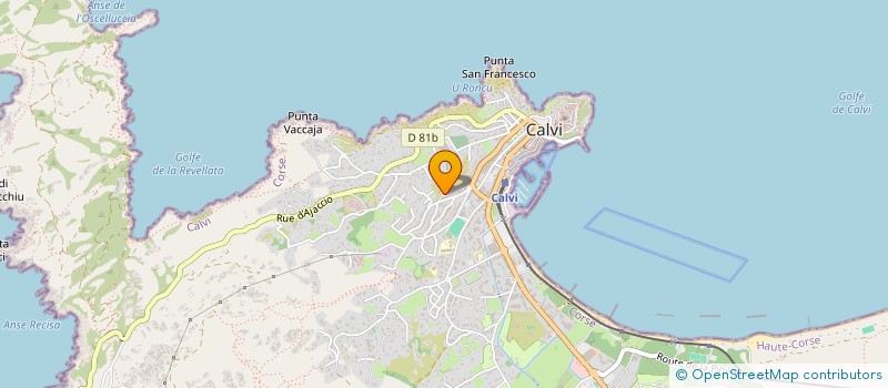 localisation de l'entreprise MONSIEUR LYES BOULANOUAR à CALVI