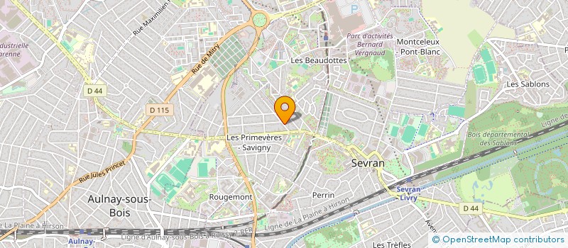localisation de l'entreprise MONSIEUR LYES BOUSLAMA à SEVRAN