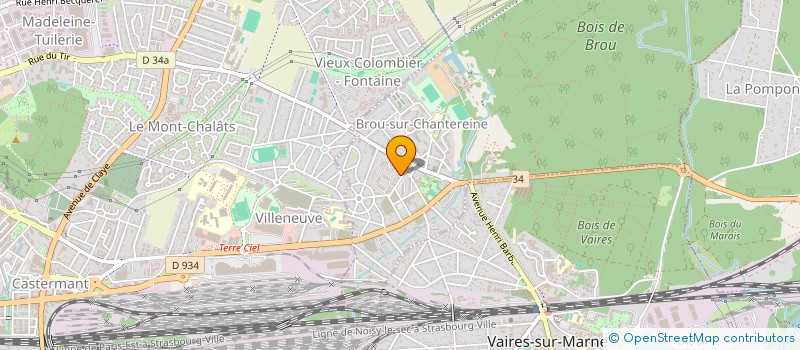 localisation de l'entreprise MONSIEUR LYES BOUSSEBHA  BROU-SUR-CHANTEREINE