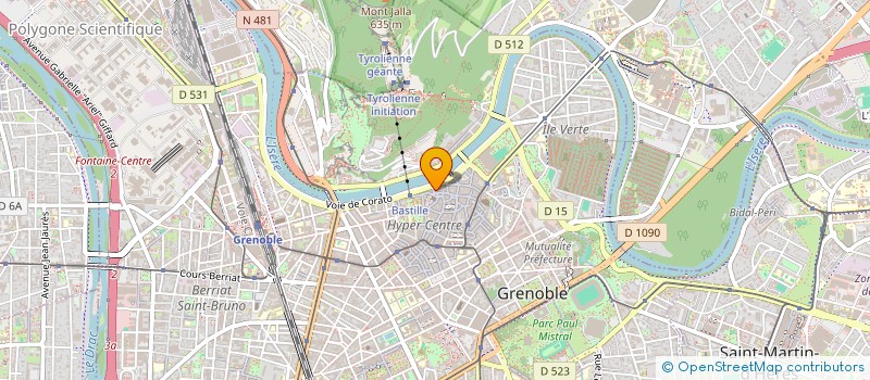 localisation de l'entreprise MONSIEUR LYES CHAKRI à GRENOBLE