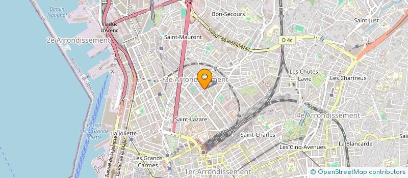 localisation de l'entreprise MONSIEUR LYES CHELOUAH à MARSEILLE