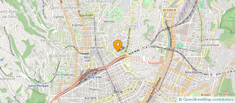 localisation de l'entreprise MONSIEUR LYES CHIBANE  NICE