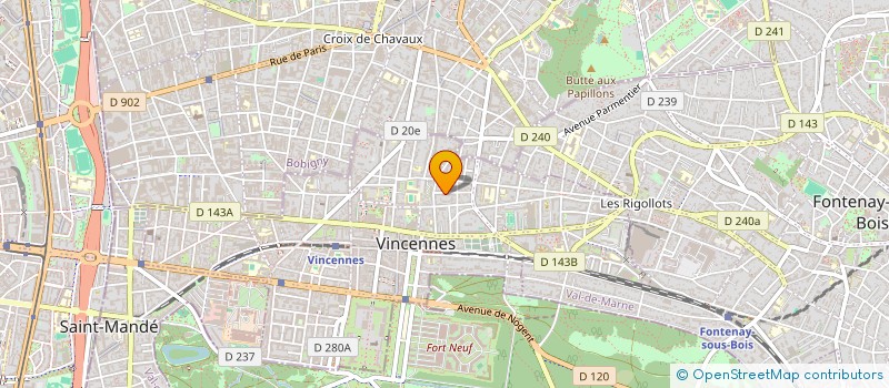 localisation de l'entreprise MONSIEUR LYES DJOUAD à VINCENNES