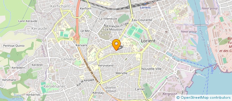 localisation de l'entreprise MONSIEUR LYES DRIDI  LORIENT