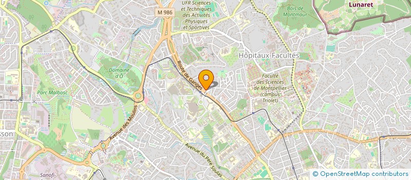 localisation de l'entreprise MONSIEUR LYES GHALEM à MONTPELLIER