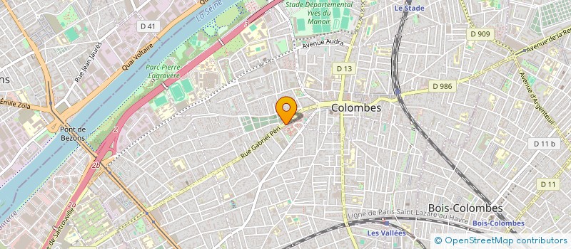 localisation de l'entreprise MONSIEUR LYES HADDADI à COLOMBES